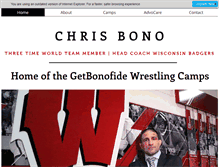 Tablet Screenshot of chrisbono.com
